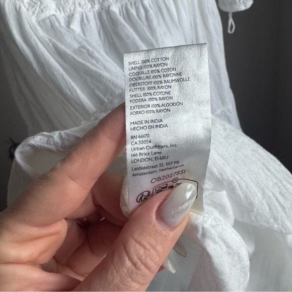 NWT Free People Sandy Shores Babydoll A-line Mini Dress Sz XS - Picture 11 of 11